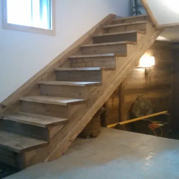 escalier après